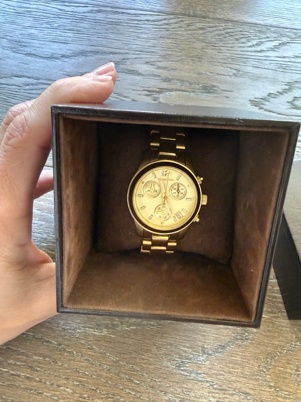 Michael Kors "Runway" Gold Women's Chronograph Watch MK-5384